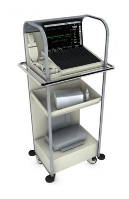 Chariot en cas d'urgence pour l'ECG